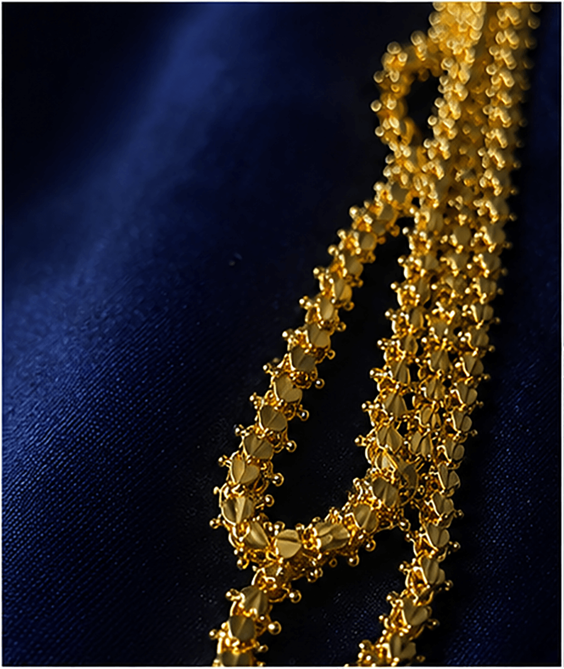Golden Heritage Long Chain - Aurelia Jewels