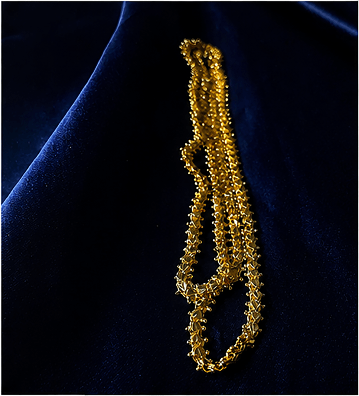 Golden Heritage Long Chain - Aurelia Jewels