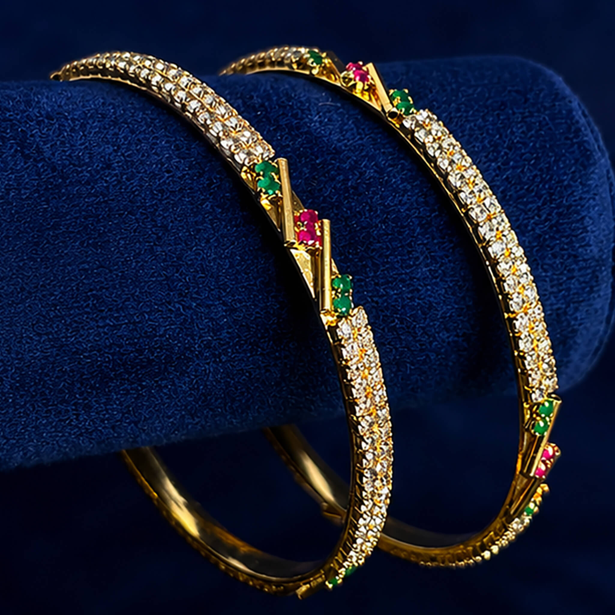 Aurelia Royal Sparkle Bangles