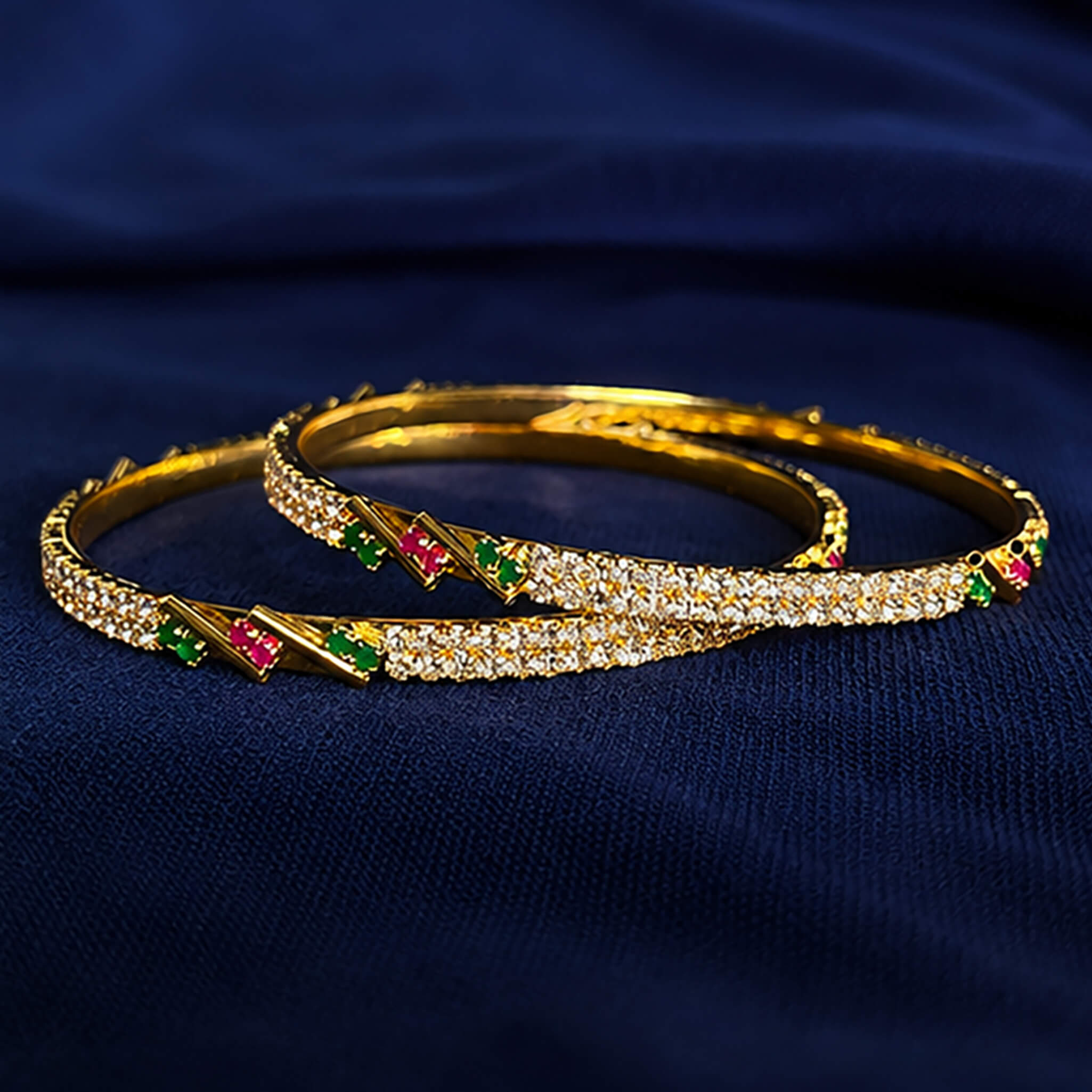 Aurelia Royal Sparkle Bangles