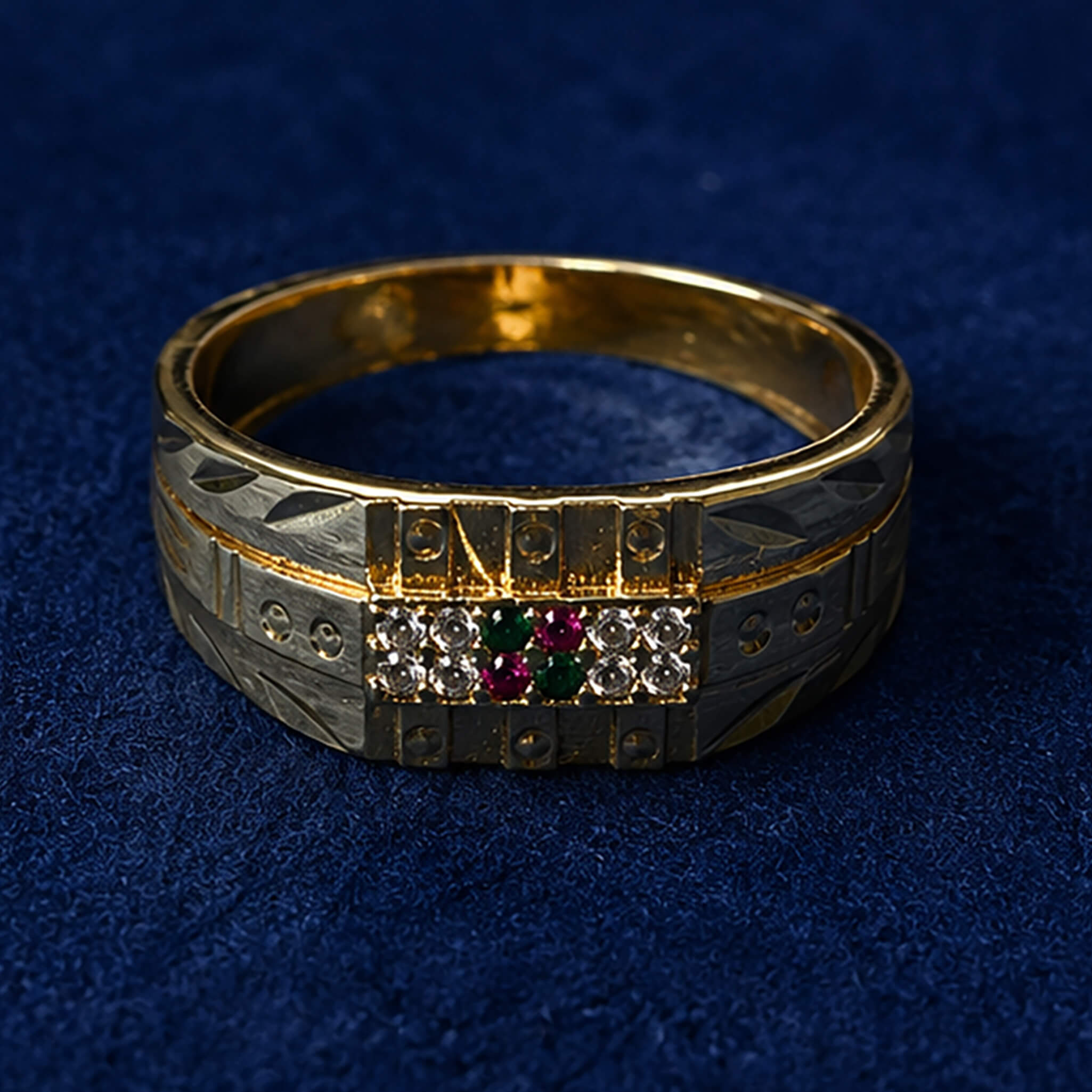 Aurelia Regal Dual-Tone Crystal Ring