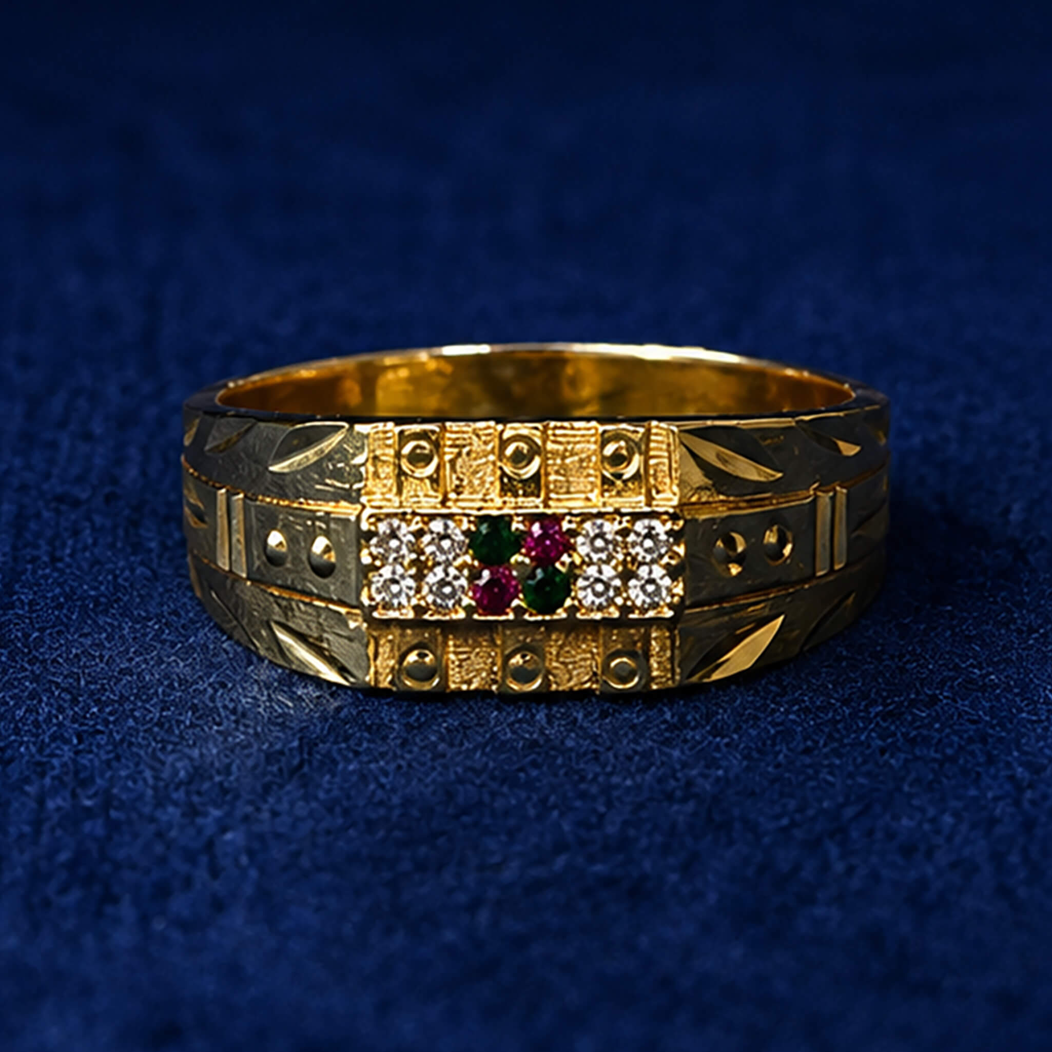Aurelia Regal Dual-Tone Crystal Ring