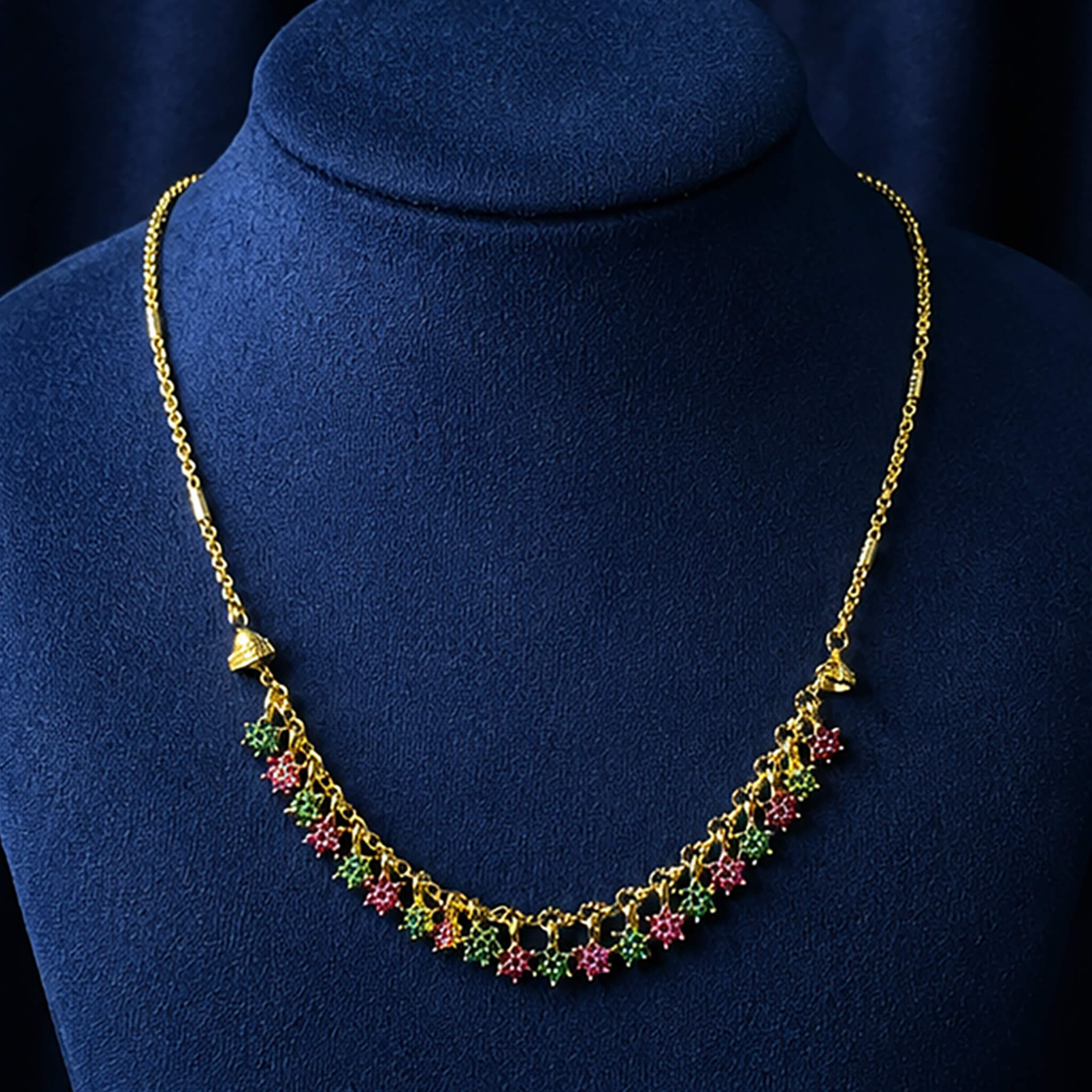 Aurelia Floral Charm Short Chain