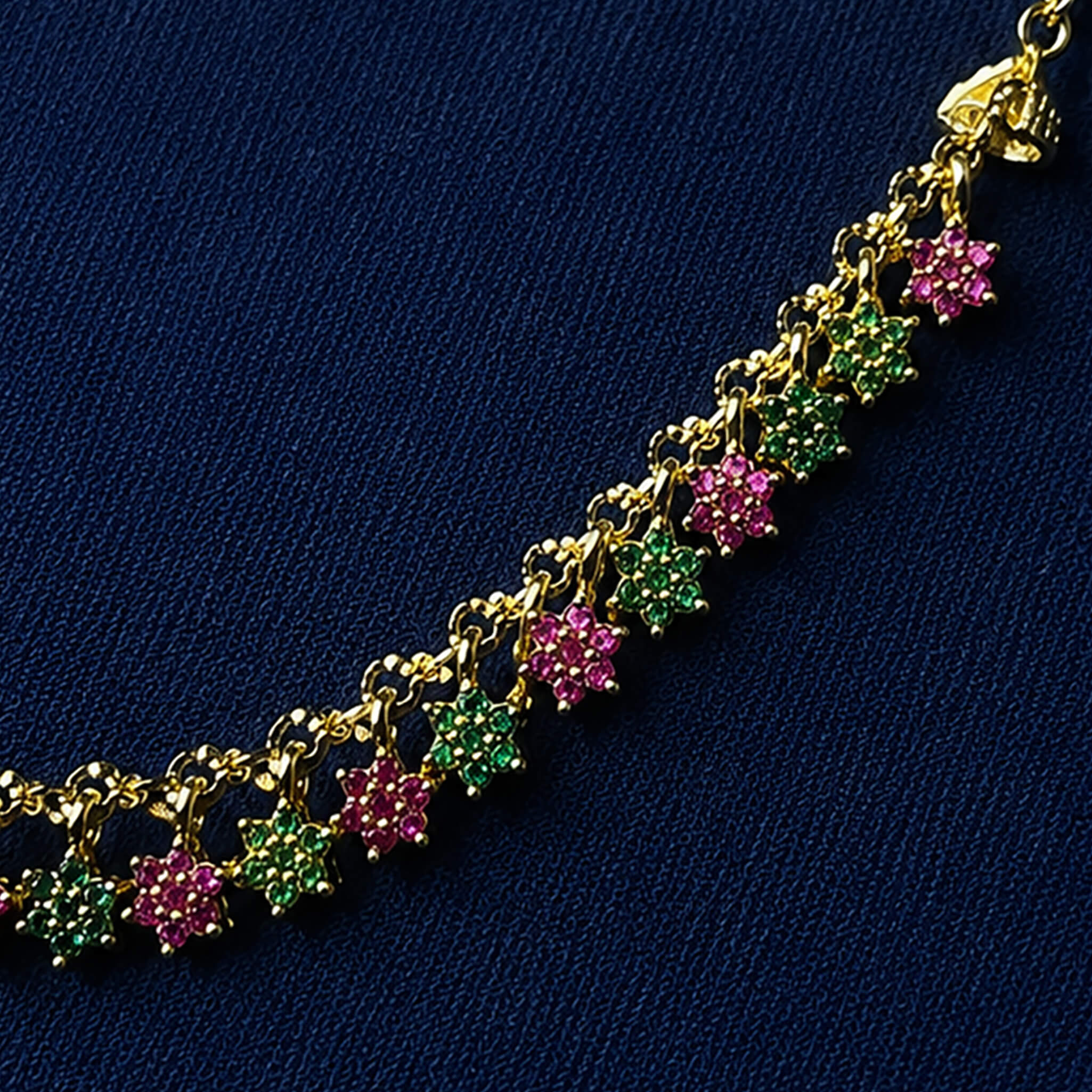 Aurelia Floral Charm Short Chain
