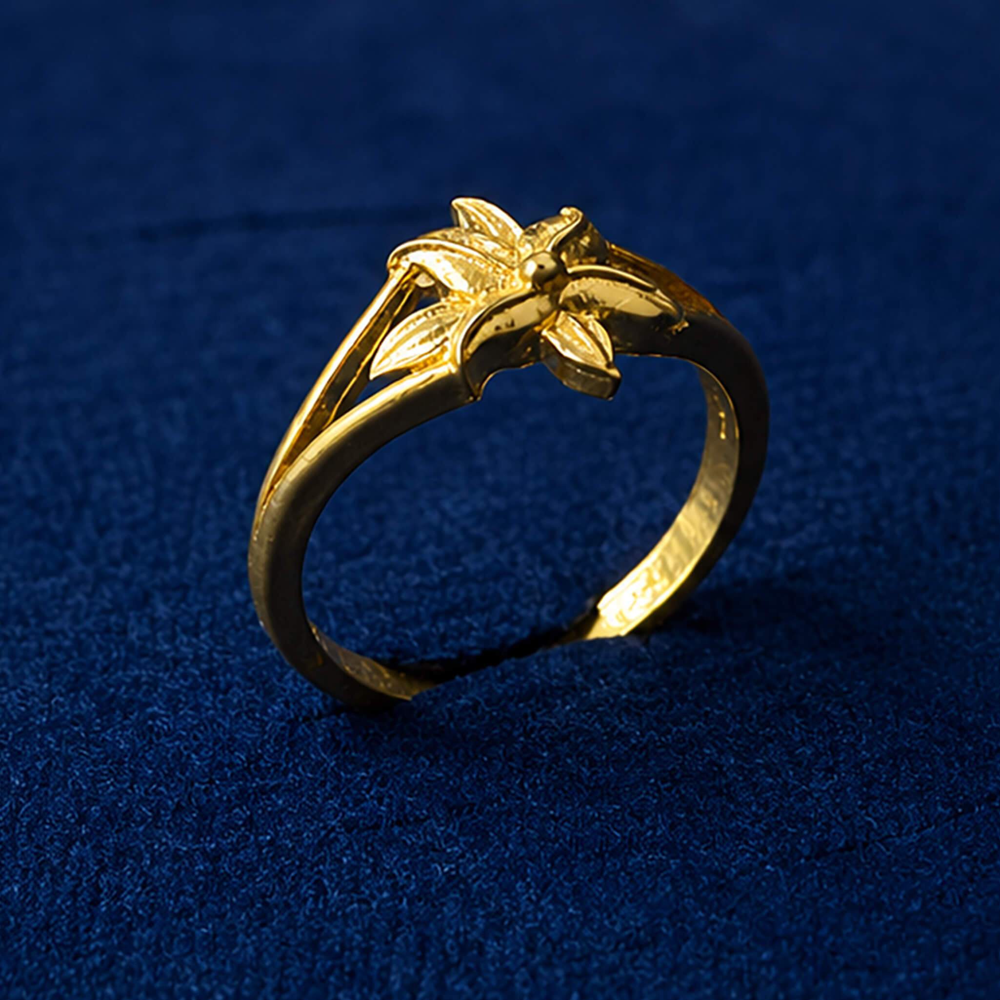 Aurelia Golden Butterfly Ring