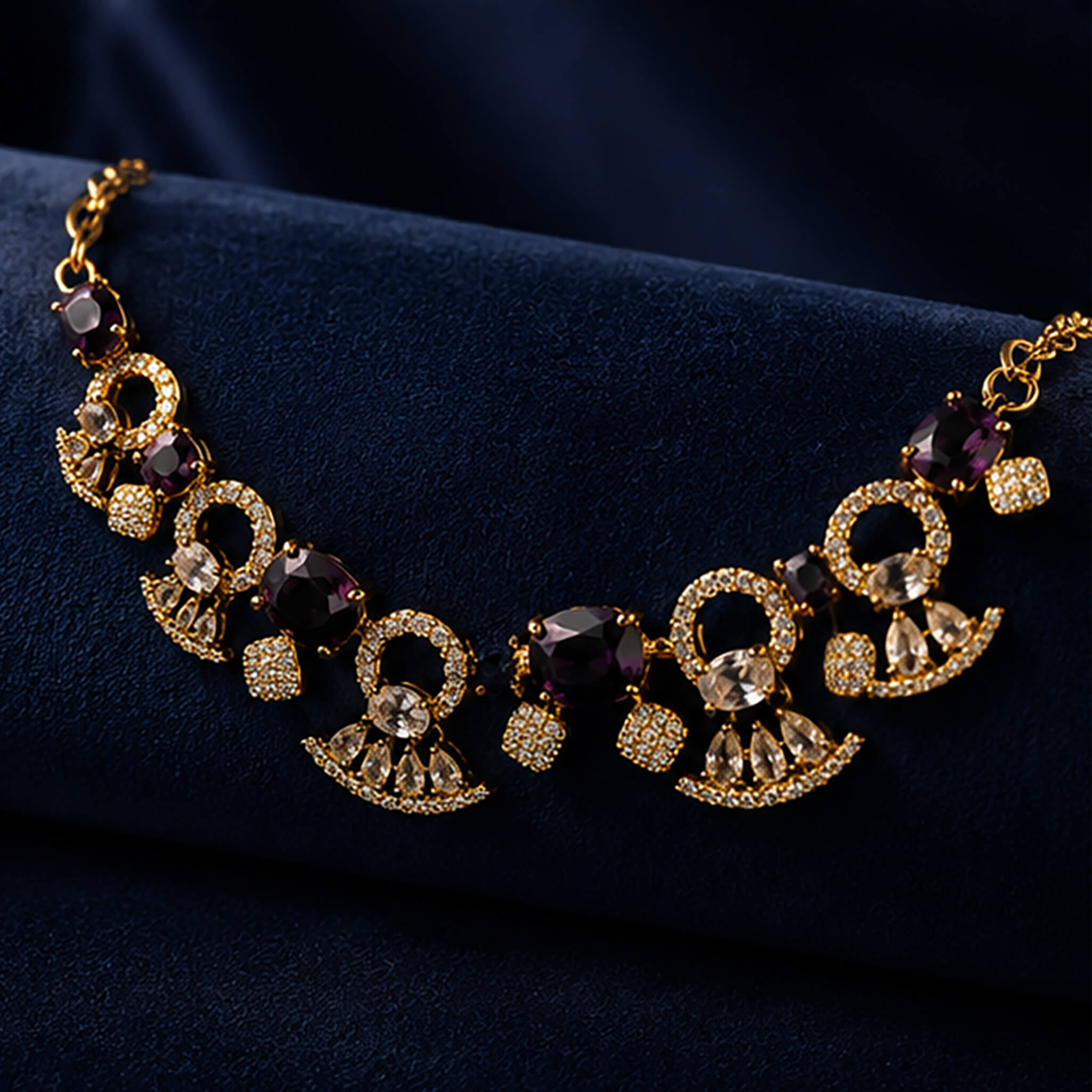 Aurelia Regal Amethyst Grace Necklace Set