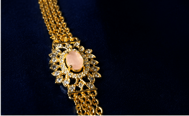 Aurelia Floral Pearl Multi-Layer Long Chain