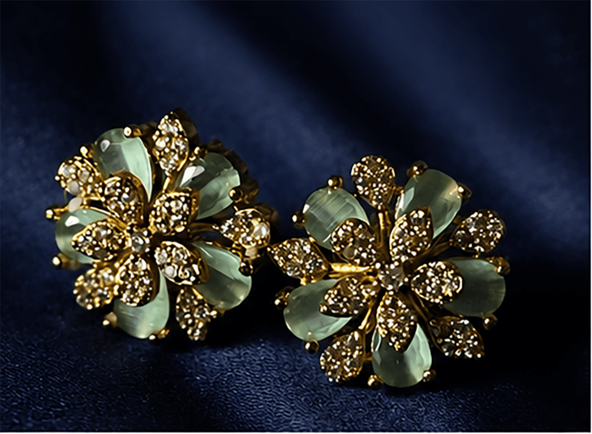 Floral Radiance Necklace Set - Aurelia Jewels – Elegance That Shines