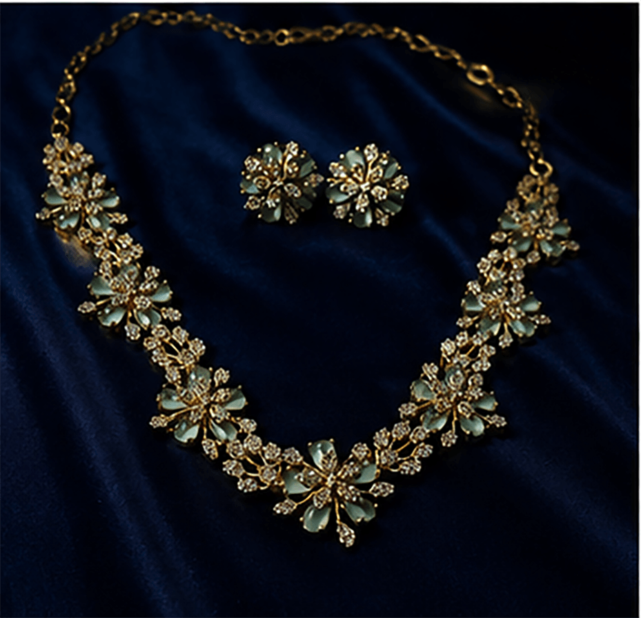 Floral Radiance Necklace Set